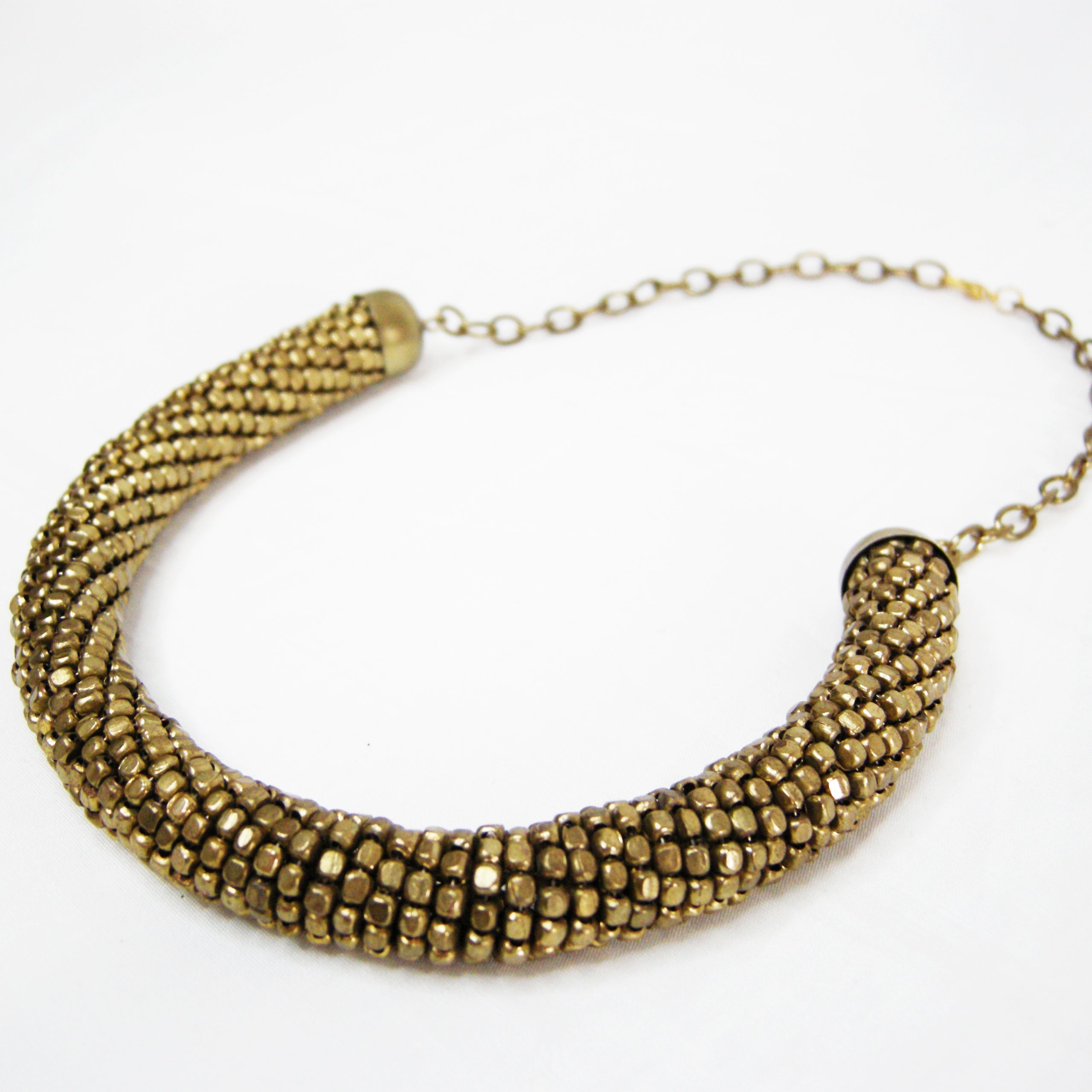 Vintage Chunky Gold Necklace | @ISSOSF